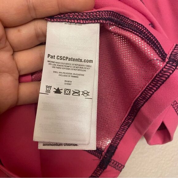 Columbia girls hot pink hear gear base layer long sleeve stretch shirt M 10/12 - Picture 7 of 9